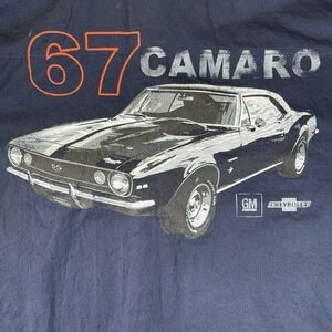 GM Chevrolet 1967 Camaro work shirt men XL button up‎ classic car hot rod Street